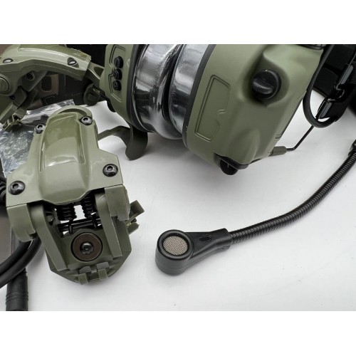 6TH GEN TACTICAL HEADSET тактическая гарнитура, звукосниматель и шумоподавление, активные в Альметьевске