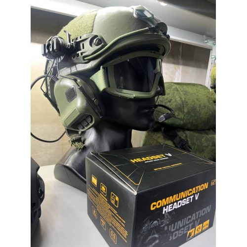 "COMMUNICATION HEADSET V" Активные тактические наушники для стрельбы в Альметьевске