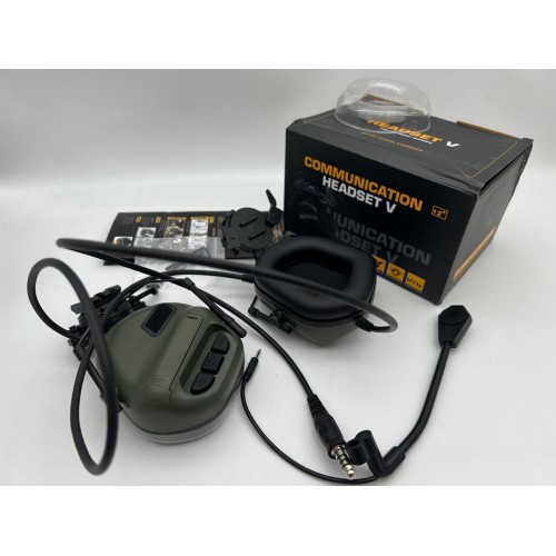 "COMMUNICATION HEADSET V" Активные тактические наушники для стрельбы в Альметьевске