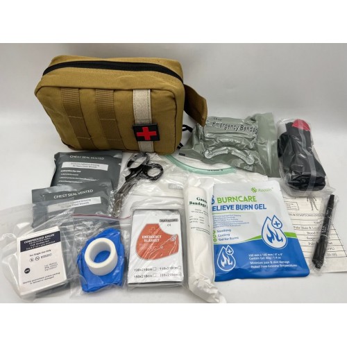 Номер 2. АРМЕЙСКАЯ АПТЕЧКА первой помощи ‼️УКОМПЛЕКТОВАННАЯ (с противоожоговым гелем BURNCARE в комплекте) / универсальная медицинская аптечка в Альметьевске