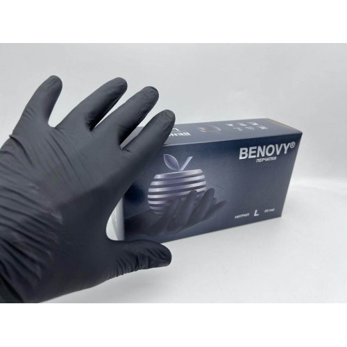 BENOVY MULTICOLOR НИТРИЛ медицинские цветные перчатки в Альметьевске