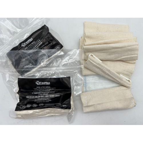 Бинт абсорбирующий эластичный медицинский с одной подушечкой (аналог израильского бандажа) в Альметьевске