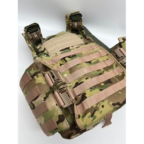 Бронежилет ЗАЩИТНИК в Альметьевске с кевларовым баллистическим пакетом C2, капами и бронеплитами Бр5