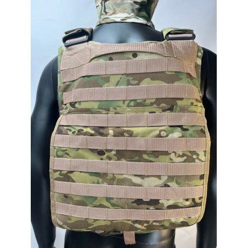 Бронежилет ЗАЩИТНИК в Альметьевске с кевларовым баллистическим пакетом C2, капами и бронеплитами Бр5