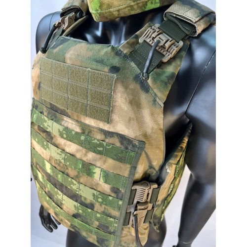 Бронежилет ЗАЩИТНИК в Альметьевске с кевларовым баллистическим пакетом C2, капами и бронеплитами Бр5