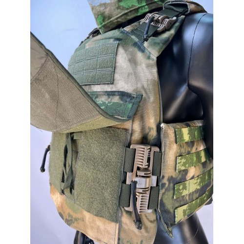 Бронежилет ЗАЩИТНИК в Альметьевске с кевларовым баллистическим пакетом C2, капами и бронеплитами Бр5