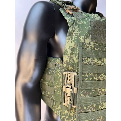 Бронежилет ЗАЩИТНИК в Альметьевске с кевларовым баллистическим пакетом C2, капами и бронеплитами Бр5