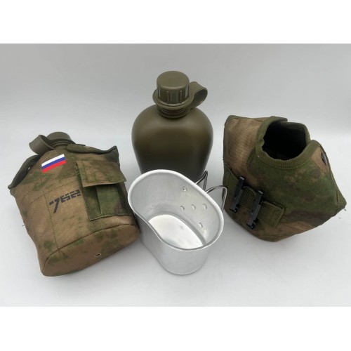 Фляга «7.62 RU» с супницей/котелком в чехле в Альметьевске