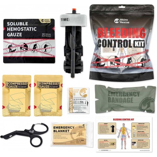 Комплект для остановки кровотечений «Bleeding Control Kit» Rhino Rescue в Альметьевске