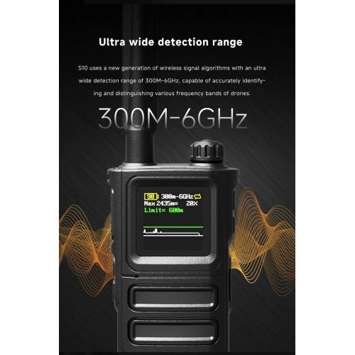 Детектор-обнаружитель дронов SKYDROID S-10 / «СОКОЛ 10» в Альметьевске портативный всенаправленный