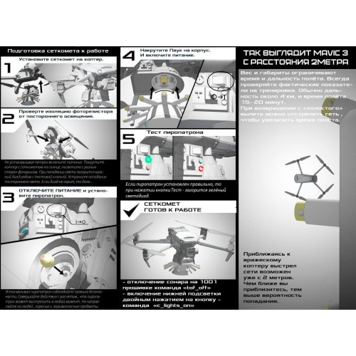 Сеткомет «Тарантул» против дронов в Альметьевске премиум набор