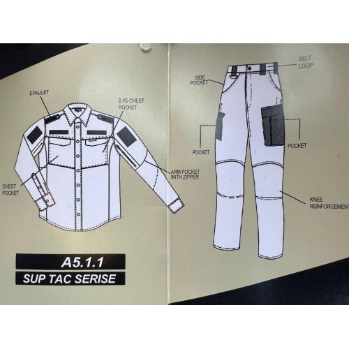 Костюм тактический А5.1.1 «Офицер» (брюки + рубашка) в Альметьевске