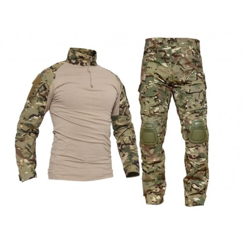 Костюм тактический с наколенниками и налокотниками камуфляжный MTP «Shark  Skin» в Альметьевске