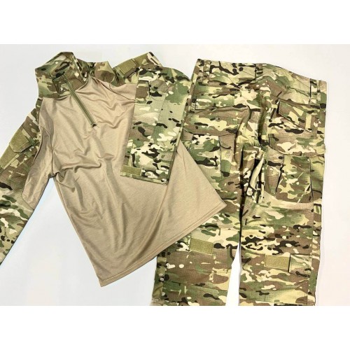 Костюм тактический с наколенниками и налокотниками камуфляжный MTP «Shark  Skin» в Альметьевске