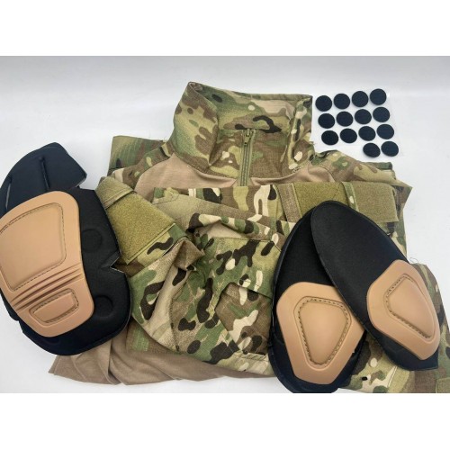 Костюм тактический с наколенниками и налокотниками камуфляжный MTP «Shark  Skin» в Альметьевске