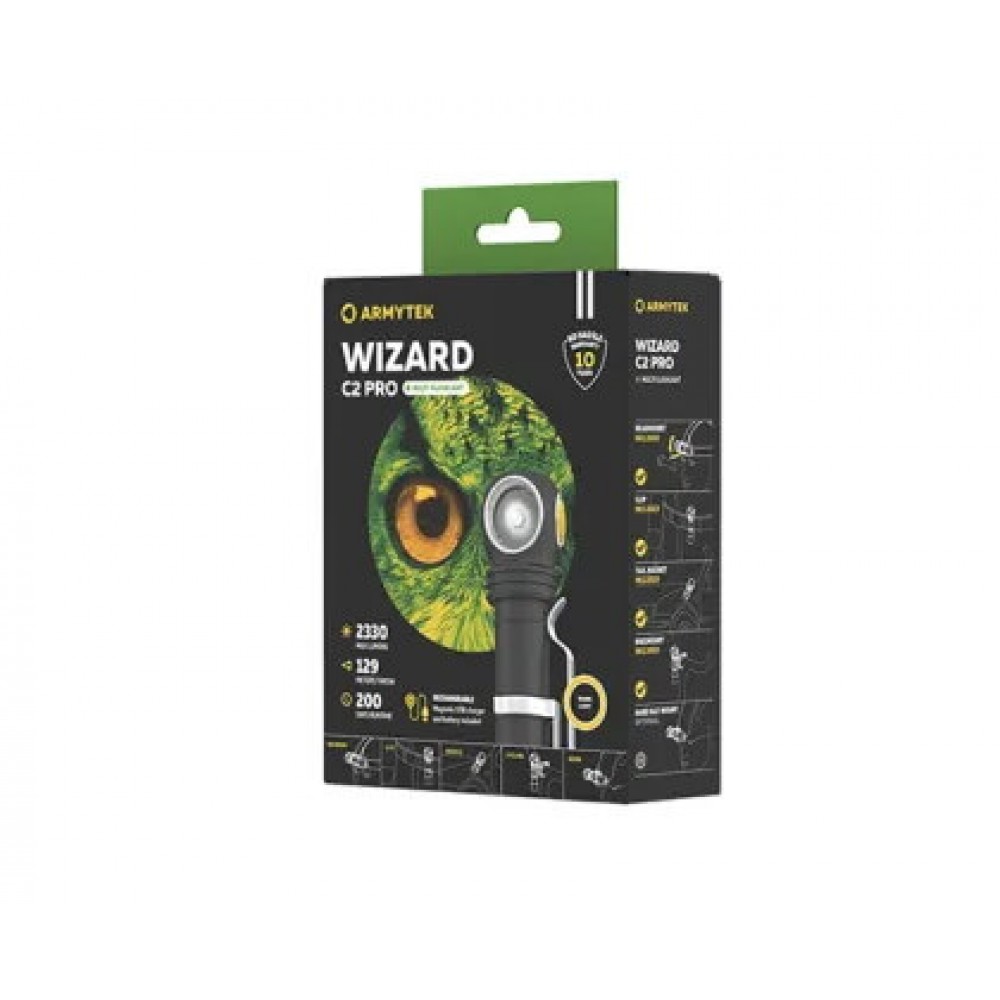 Купить мультифонарь Armytek Wizard C2 Pro Magnet USB (теплый свет) в  Альметьевске цена 9800 руб. в интернет-магазине