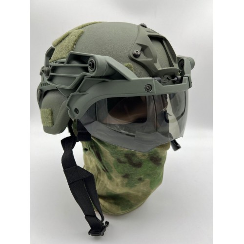 Откидные тактические нашлемные очки с креплением для шлема FAST/MICH/Ops-Core и другим моделям современных тактических шлемов в Альметьевске