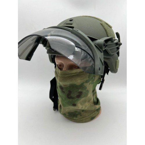 Откидные тактические нашлемные очки с креплением для шлема FAST/MICH/Ops-Core и другим моделям современных тактических шлемов в Альметьевске