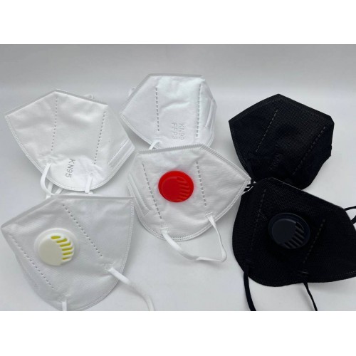 Респираторы KN95 чёрные с клапаном в Альметьевске