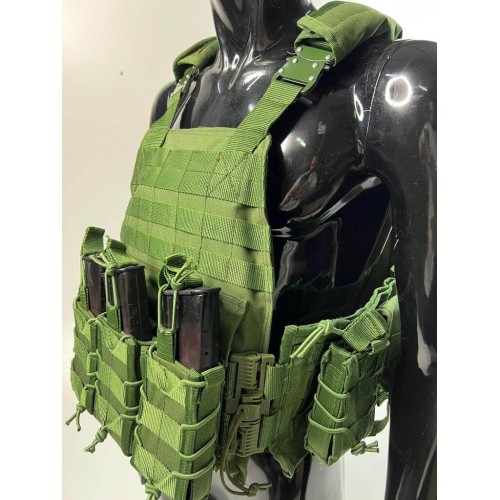 Тактический разгрузочный жилет/плитник с подсумками на molle . Быстросъёмный cobra / fast Drop в Альметьевске